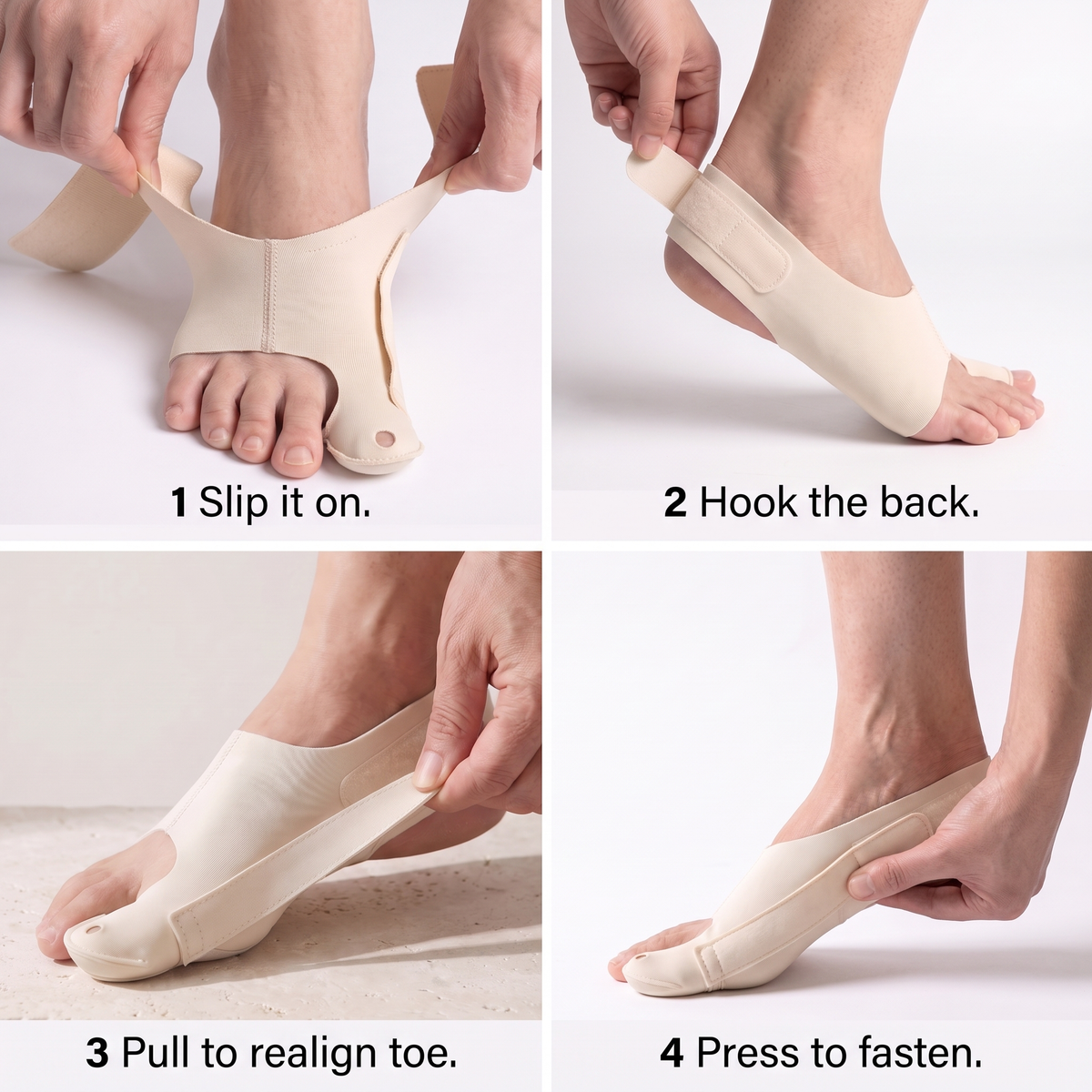 How to wear in four steps