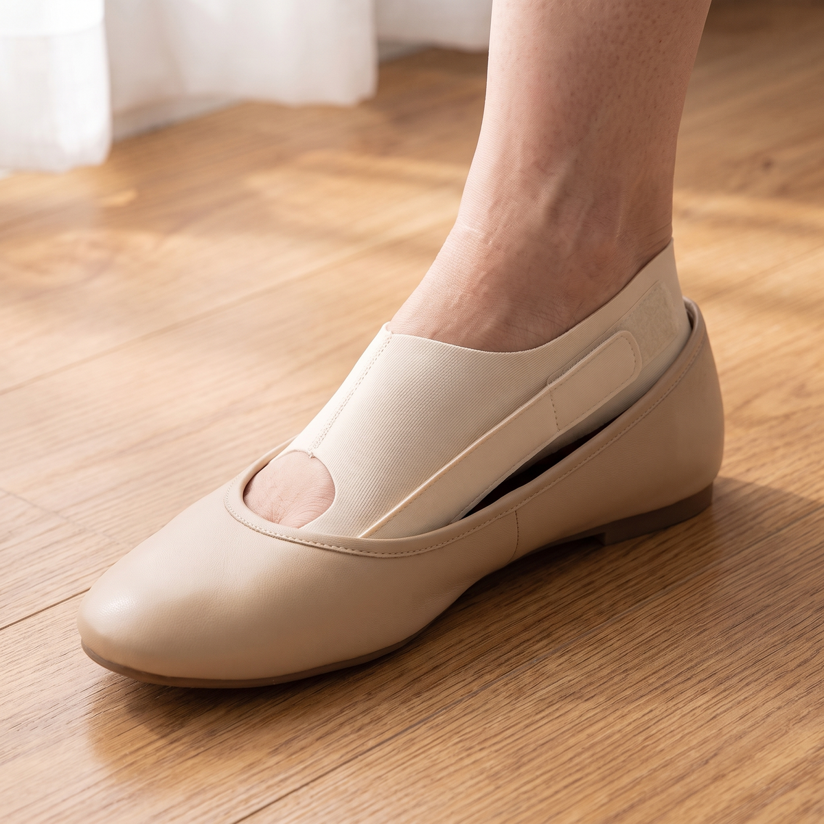 Thin enough to wear inside a shoe